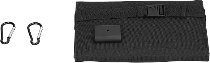 Backpack 20W USB Solar Panel - Foldable Portable Charger with Oxford Fabric, Intelligent Charging for Outdoor Devices (Black)