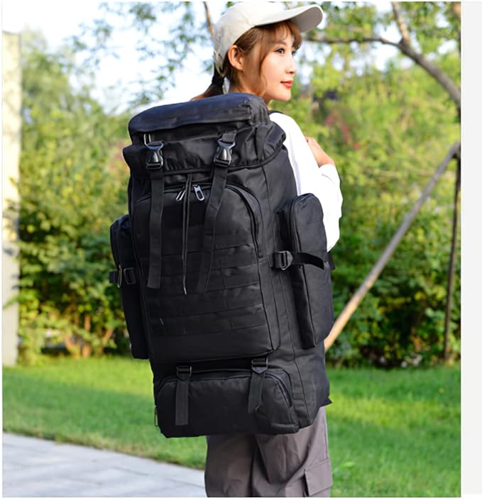 YFREAL 80L Hiking Camping Backpack,Hunting Backpack for Outdoor,Large Pack Waterproof,Tactical Backpack for Men Women