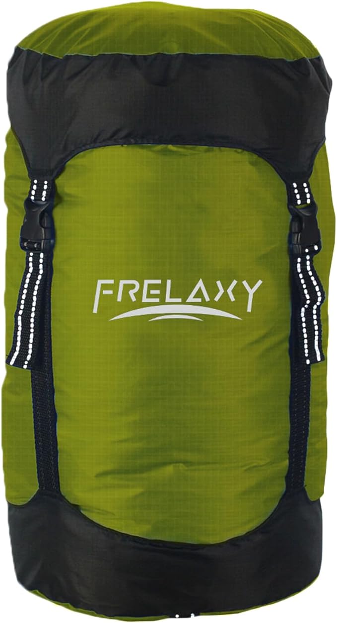 Frelaxy Compression Sack, 40% More Storage! 11L/18L/30L/45L/52L Compression Stuff Sack, Water-Resistant & Ultralight Sleeping Bag Stuff Sack - Space Saving Gear for Camping, Hiking