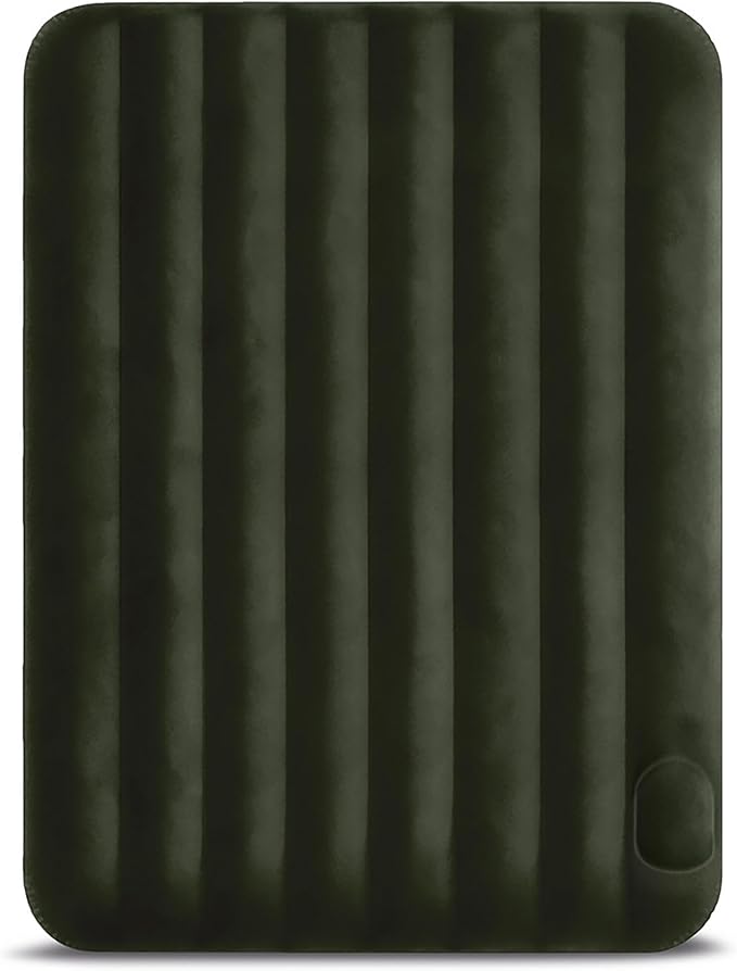 Intex 64762E Dura-Beam Standard Downy Air Mattress: Fiber-Tech – Full Size – Built-in Foot Pump – 10in Bed Height – 600lb Weight Capacity (Pack of 3)