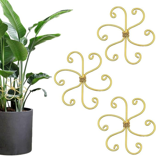 3 Pack Stackable Monstera Plant Support, Garden Plant Stakes for Indoor Outdoor Plants, Climbing Plant Support Structures Moss Pole Monstera Plant Holder Sticks Support Tall Potted Plants (3 PCS)