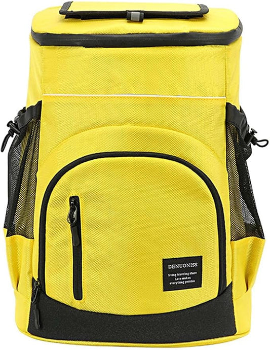 SCOSAO Cooler Backpack 36 Cans, Leak-Proof Insulated Backpack 30L Large Capacity, Double Deck Cooler Bag Up to 12 Hours,Soft Lightweight Lunch Backpack for Men Women Work Beach Camping Picnic