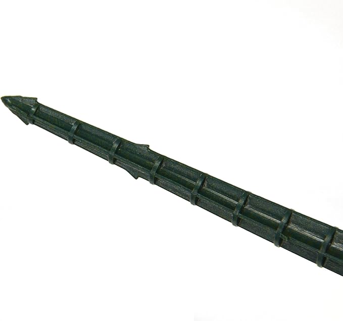 Set of 50 Ground Nails 7.08" (18 cm) - for Securing Tarpaulins - Mulch Tent Pegs - Dark Green