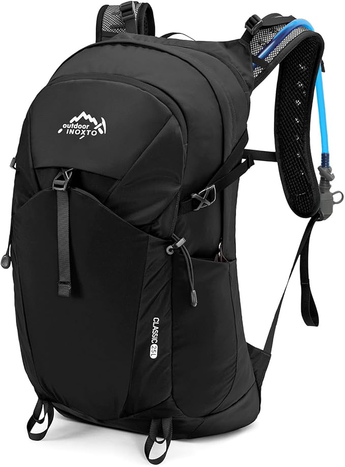 IX INOXTO Hiking Hydration Backpack with 3l Water Bladder for Women and Men 25L Water Backpack for Hiking, Cycling, Climbing, Camping