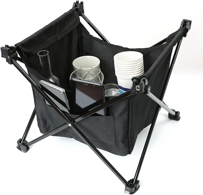 ROCK CLOUD Portable Camping Table Ultralight Aluminum Camp Table with Storage Bag Folding Beach Table for Camping Hiking Backpacking Outdoor Picnic, Size M