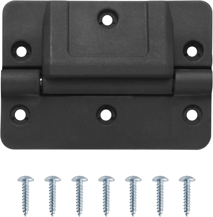 Black Cooler Oversized Mechanical Hinge Replacement for Igloo Newer 150-165 QT Coolers, Cooler Hinges Replacement Parts（1 Pack）
