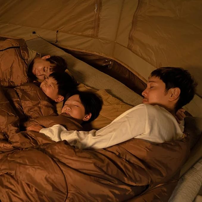 DOD Wagaya Sleeping Bag for Adults - 3 Season Queen Size for Camping, Backpacking, Hiking and Outdoors - Quadruple
