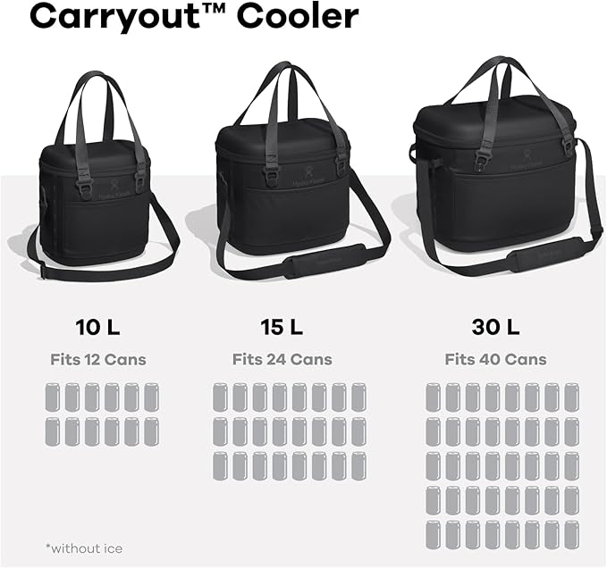 Hydro Flask Carryout Cooler - Insulated Portable Soft Cooler - 10 L Capacity in Capri Blue