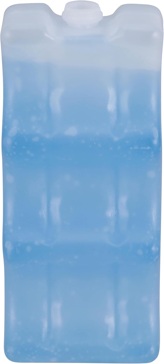 Cryopak ICEpak Medium Hard Shell Reusable Ice Packs for Coolers and Lunch Box Use, Freezer Safe Gel Design, Professional Grade Cooling, Non-Toxic and BPA Free, Travel Accessories, 6 Pack Can