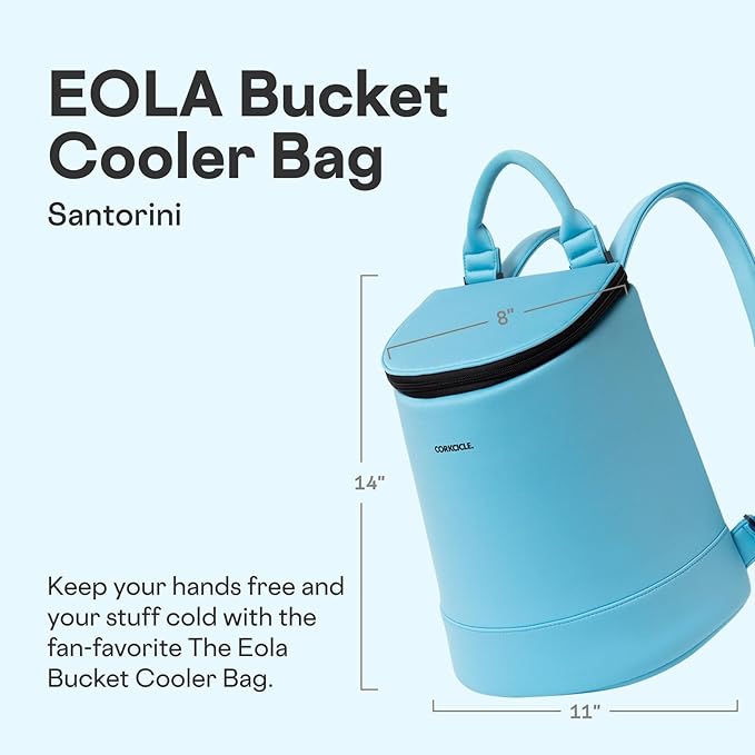Corkcicle EOLA Cooler Backpack, Waterproof and Leak Proof Insulated Bag, Perfect for Wine, Beer, and Ice Packs