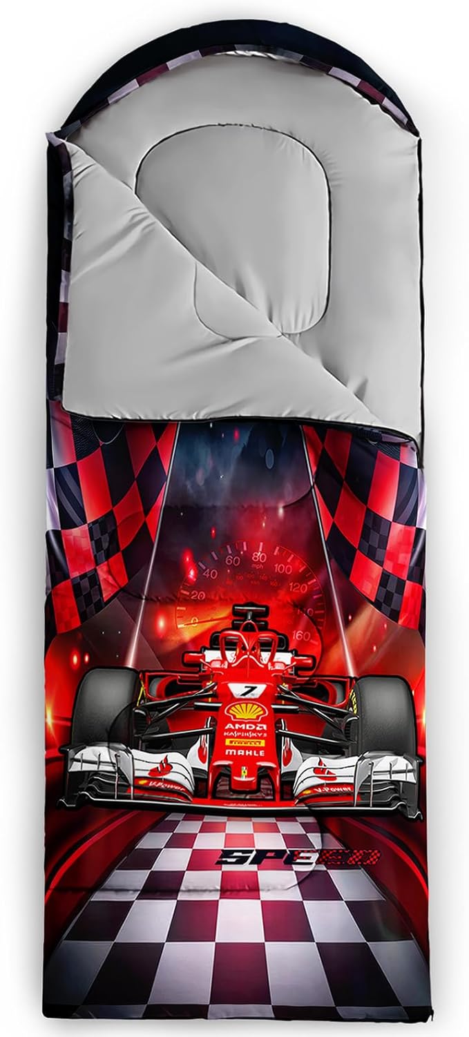 Print sleeping bag,sleeping bags,Outdoor Camping Sleeping Bag，Suitable For Children Boys And Girls Portable,Waterproof,Compact And Lightweight,Great For Outdoor Camping,Backpacking And Hiking