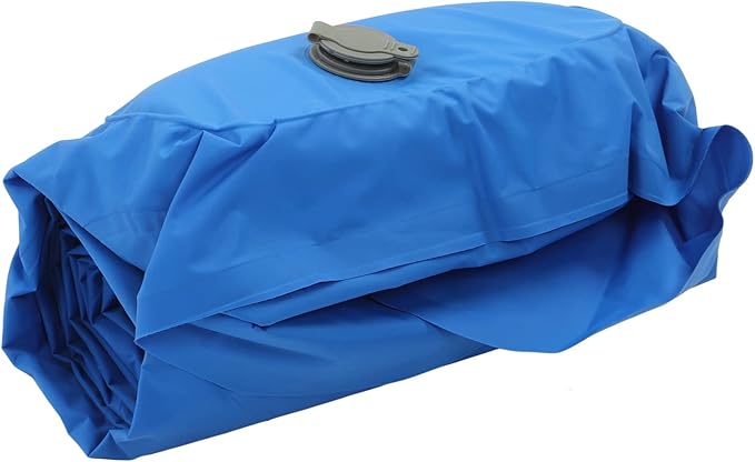 Sleeping Pad for Camping, Camping Sleeping Pad, Ultralight Inflatable Sleeping Mat with Built in Foot Pump & Pillow, Upgraded Compact Camping Air Mattress for Camping, Backpacking (Dark Blue)