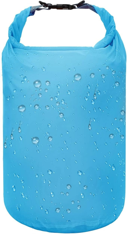 R2Depot Waterproof Dry Bag, 5L/10L/20L/40L/70L Dry Storage Bag for Kayaking, Gym, Hiking, Swimming (Blue, 20L)