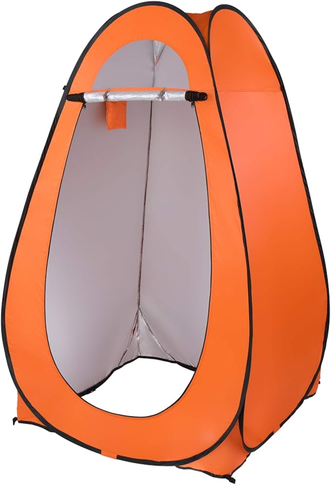 Pop Up Shower Changing Room Privacy Tent, Instant Portable Outdoor Shower Tent, Camp Toilet, Rain Shelter for Camping & Beach Lightweight & Sturdy, Easy Set Up, Foldable,with Carry Bag