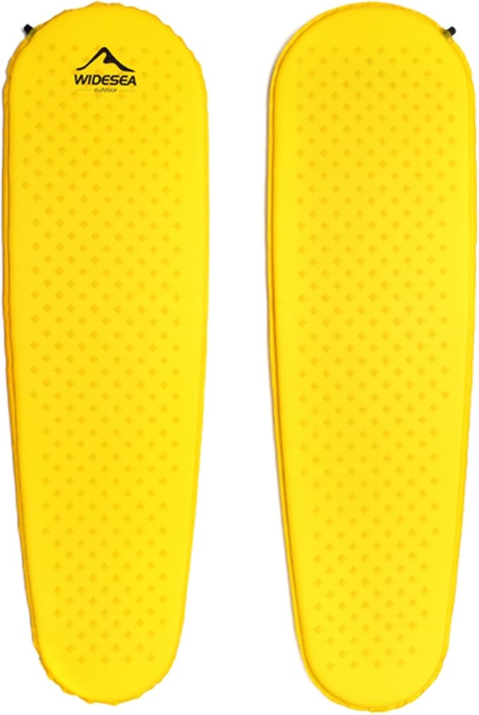 widesea Camping Inflatable Sleeping Pad Sleeping Pad for Camping Ultralight Backpacking pad, Sleeping Mat for Hiking, Traveling Outdoor Activities