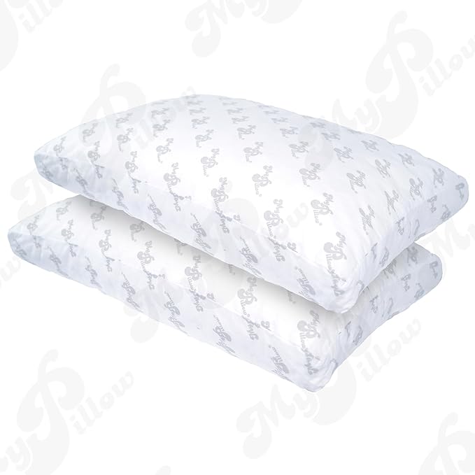 MyPillow Bedding Bed Pillows for Sleeping Queen Size, Set of 2,for Back, Stomach or Side Sleepers - My Pillow Classic [Queen, Firm]