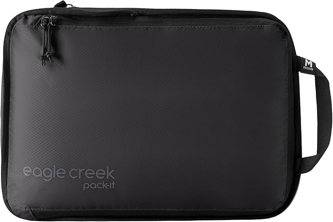 Eagle Creek Pack-It Isolate Compression - Lightweight Cube for Optimizing Luggage Space - Easy-Grab Zipper - Convenient Top Handle - Recycled Materials - Small