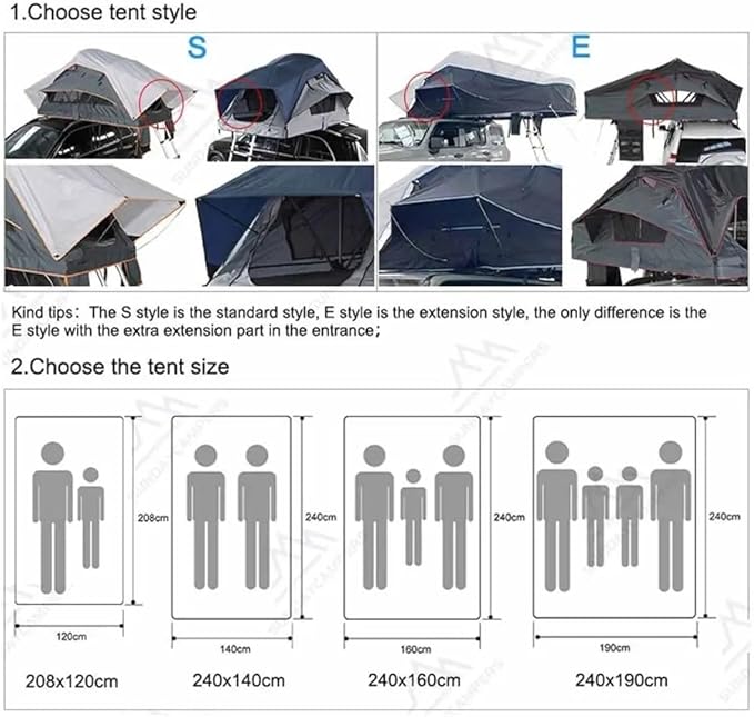 A Off Road Car Pick Up 4x4 Roof Top Tent Easy Set Up Best Roof Top Tent Off Road Camping Car Roof Top for Sale