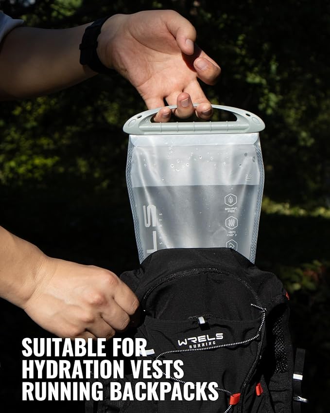 Hydration Bladder 2L-3L Water Bladder BPA-Free Leak Proof Water Storage Bladder for Hiking Backpack, Water Pouch Hydration Pack for Hiking Cycling Running