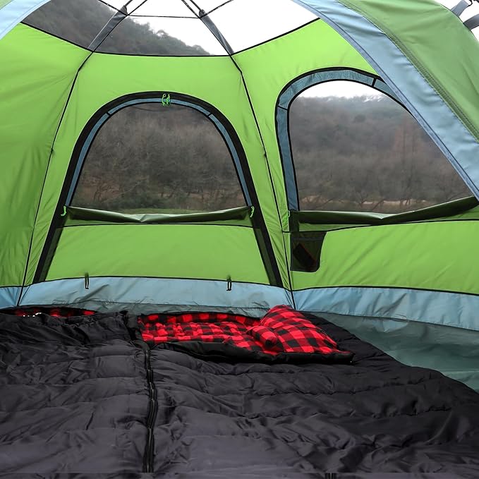 Large 0 Degree Sleeping Bags for Adults Cold Weather Sleeping Bag Camping Winter Below Zero 20 15 Flannel Big and Tall XXL