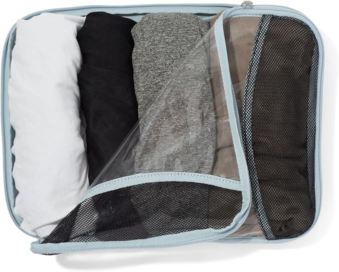 Baggallini Compression Cube 3-piece set - Lightweight Compression Packing Cubes for Travel
