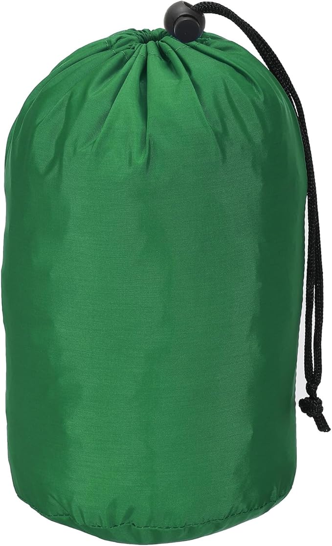 PATIKIL Stuff Sack, Waterproof Outdoor Storage Sack Portable Drawstring Dust Flap Bag for Backpacking