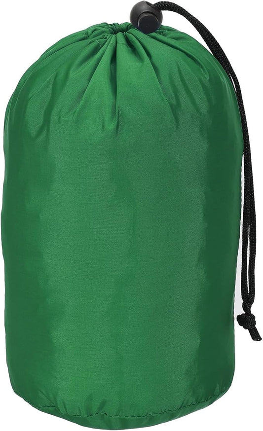 PATIKIL Stuff Sack, Waterproof Outdoor Storage Sack Portable Drawstring Dust Flap Bag for Backpacking