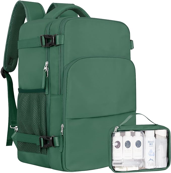 Travel laptop Backpack for Women, Personal Item Size Flight Approved, 16 Inch Laptop Bag with Multi-Pockets, Hiking Backpack, Waterproof Carry On Backpack Casual Daypack Backpack