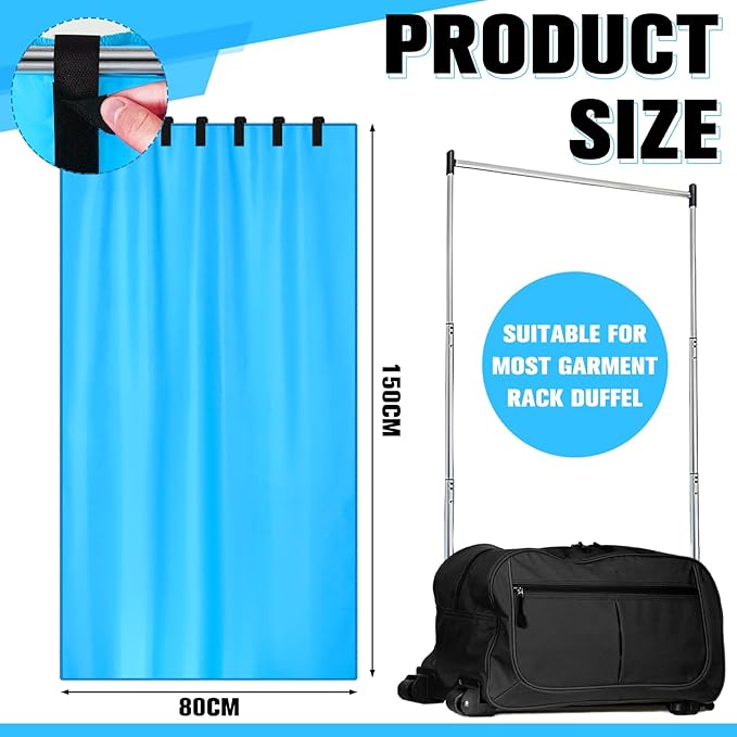 Privacy Curtain for Dance Bag Suitcase Portable Changing Room Privacy Curtain Without Rack Partition Screens for Dancer Backstage Accessories, Camping, Window Shades