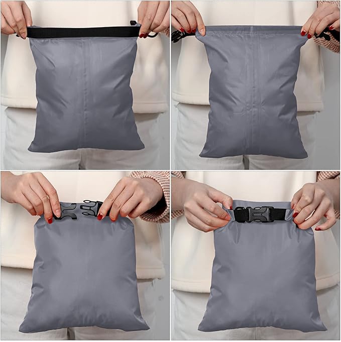 Shappy Waterproof Dry Bag Set 6 Sizes Lightweight Sacks and Long Adjustable Shoulder Strap Outdoor Water Proof Keep Gear Dry Bag Stuff Sacks for Backpacking, Boating, Hiking, Camping