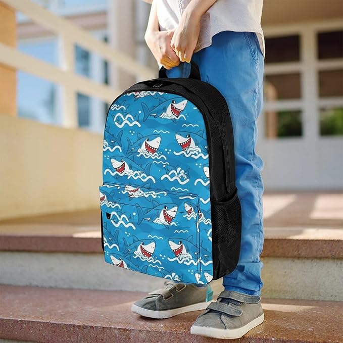 Shoulder BookBags Shark Sports Outdoor Running, Camping Backpack Men Women