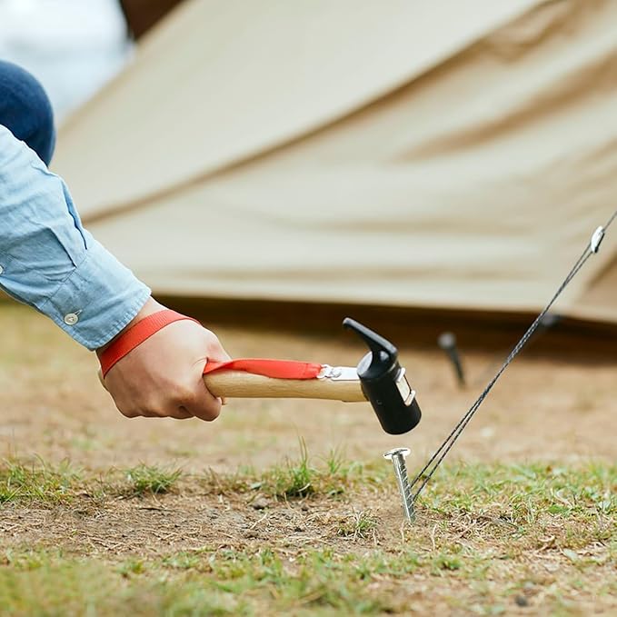 Rebar Stakes 16 Inch Metal Spikes for Asphalt 1/2 Inch Diameter-6 Pack Ground Stakes Heavy Duty for Speed Bump, Wheel Stop-Rebar Support Estacas de Metal-Ground Anchors -Tent Stakes