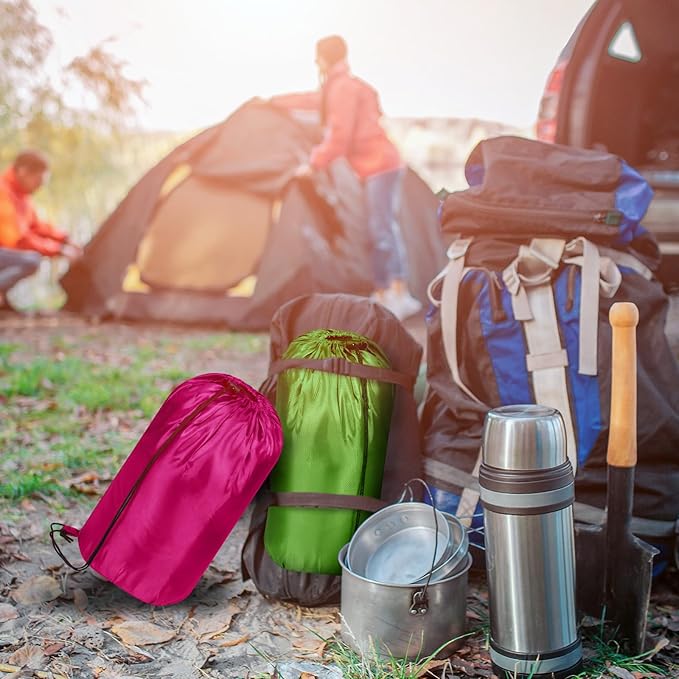 Tudomro 2 Pcs Camping Sleeping Bag for Adults, Lightweight Packable Waterproof Camping Gear Equipment to Keep Warm for Spring Summer Fall Indoor Outdoor Backpacking Hiking Travel