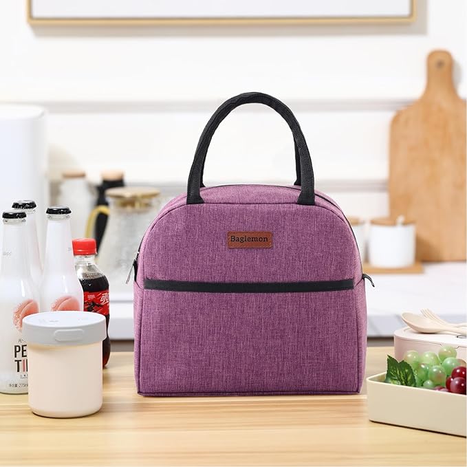 Insulated Lunch Bag for Women Men, Lunch Containers Reusable High Capacity Lunch Tote Bags for Work Picnic