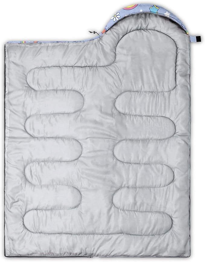 Kids Sleeping Bag for Boys Girls,3D Basketball Print-Lightweight Warm Portable Outdoor Indoor-Waterproof Cold Weather Resistant Sleeping Bag for Camping Hiking