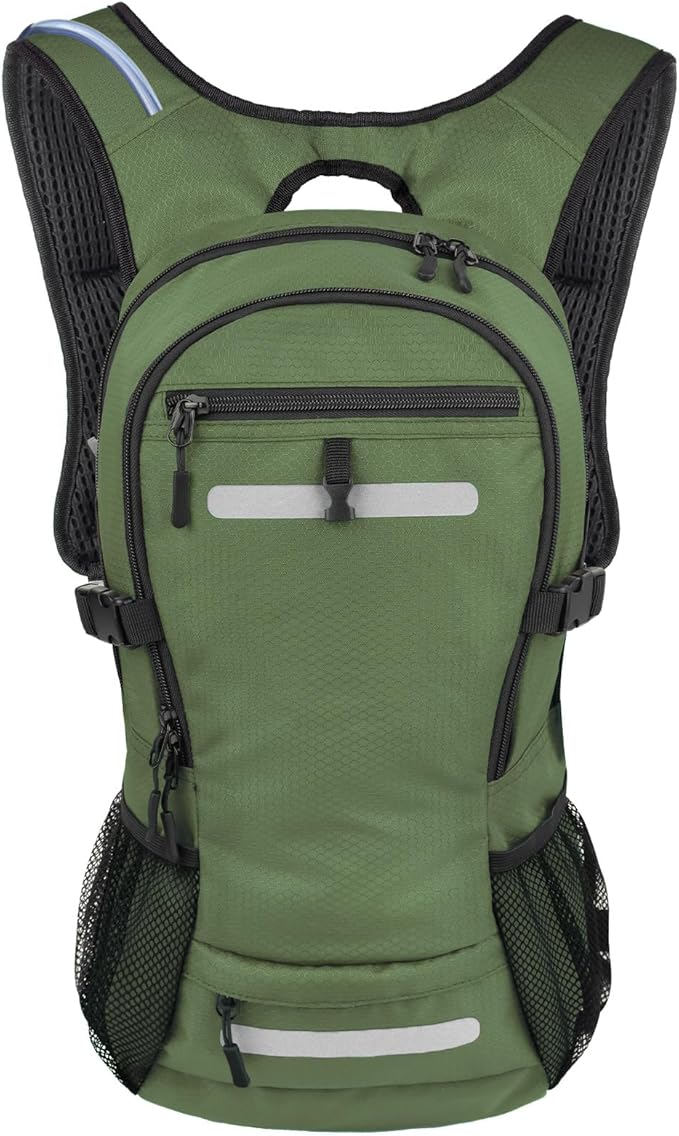 20L Hydration Backpack with 3L Water Bladder Water Backpack for Hiking Hydration Pack Insulated Daypack for Commuting Black
