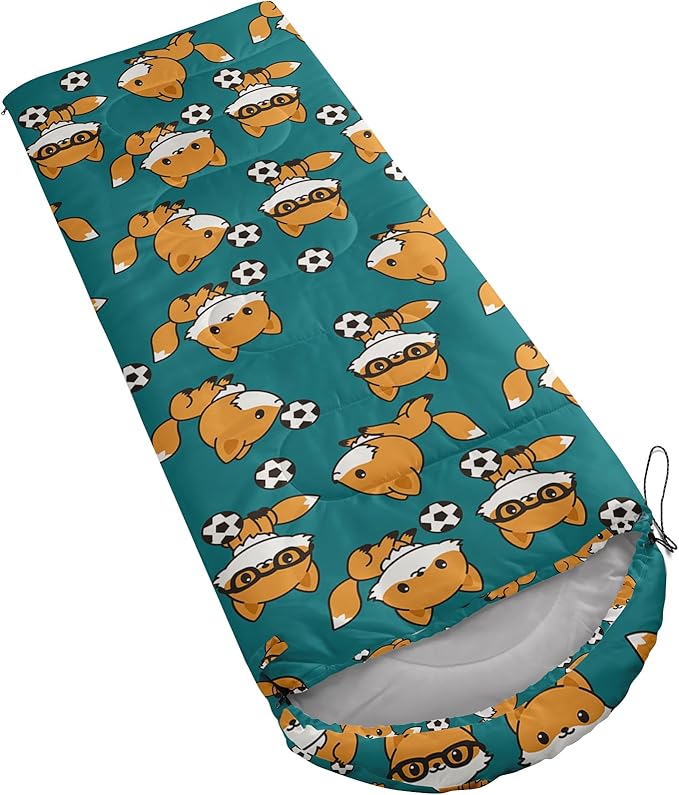 AILONEN Girls Pink Camping Sleeping Bags,Lightweight & Waterproof,3 Season Warm & Cool Weather,Cute Bow Duck Print Sleeping Bags for Kids,Girls,Adults Travelling,Outdoors