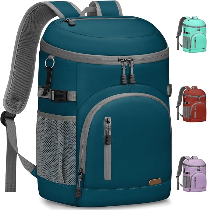 Cooler Backpack Insulated Waterproof,30/45 Cans Backpack Coolers Leakproof Lunch Backpack for Men Women Portable Soft Cooler Bag for Beach Camping Trave Picnic