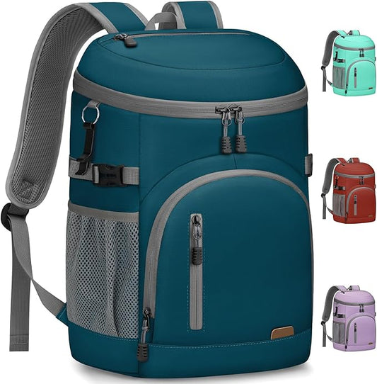 Cooler Backpack Insulated Waterproof,30/45 Cans Backpack Coolers Leakproof Lunch Backpack for Men Women Portable Soft Cooler Bag for Beach Camping Trave Picnic