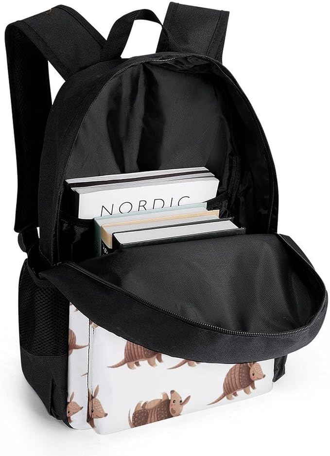 Rucksacks Polyester Anti-Theft Multipurpose Armadillo Carry On Bag Large Capacity Gym Outdoor Hiking Backpack With Smooth Zippers