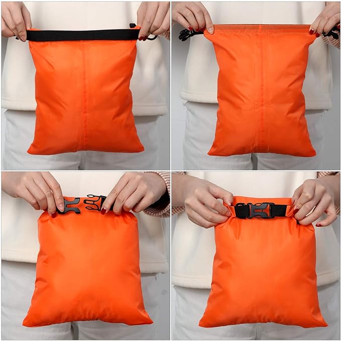 Shappy Waterproof Dry Bag Set 6 Sizes Lightweight Sacks and Long Adjustable Shoulder Strap Outdoor Water Proof Keep Gear Dry Bag Stuff Sacks for Backpacking, Boating, Hiking, Camping