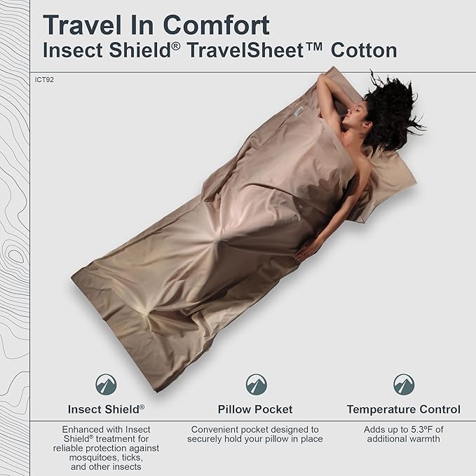 Insect Shield® TravelSheet™ Cotton