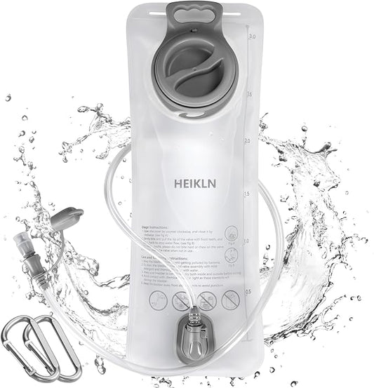 Hydration Bladder 1.5L-2L-2.5L-3L,Leak Proof Water Reservoir, BPA Free Military Water Storage Bladder Bag Hydration Pack Replacement Easy Clean for Bicycling Hiking Camping Hunting Running