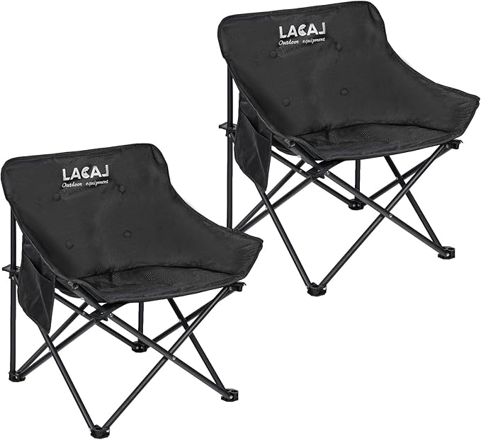 Portable Camping Chair, Outdoor Folding Chair, Oxford Cloth Backpacking Chair with Aluminum Frame,264lbs Support,No Installation Required