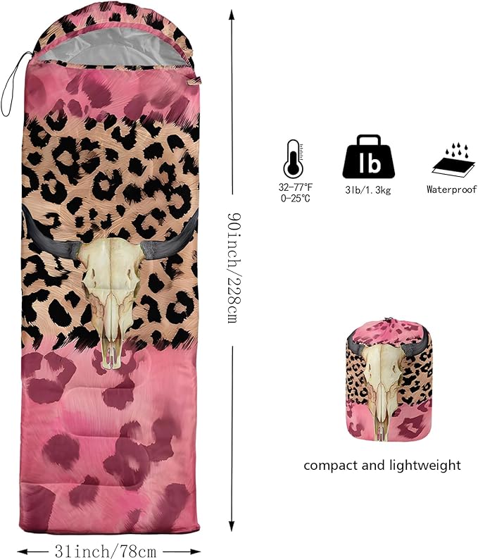 AILONEN Kawaii Puppy Sleeping Bag for Kids Boys Girls,Warm and Cool Weather,Lightweight,Waterproof Backpacking,Cartoon Cute Dog & Duck Animal Themed Blue Sleeping Bag for Camping