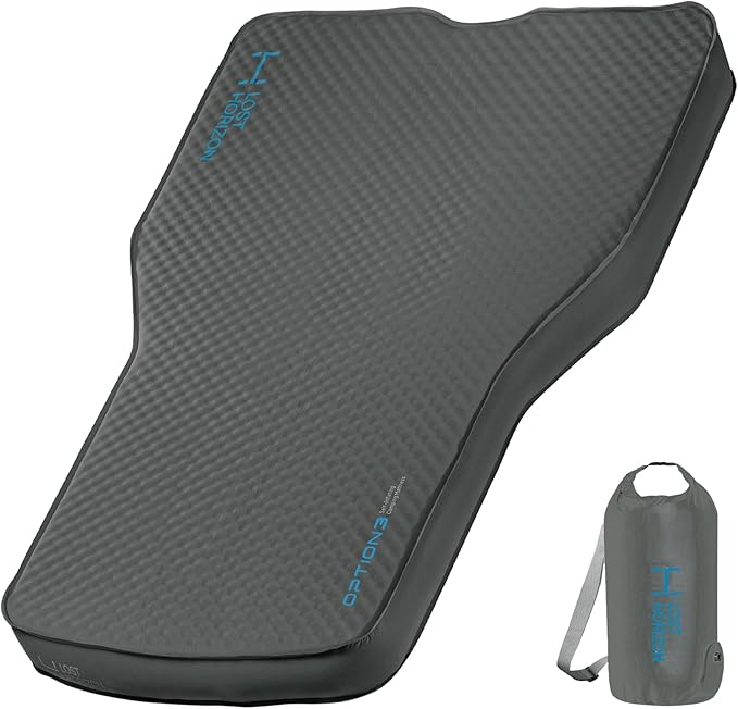 LOSTHORIZON Camping Air Mattress with Foam, Self Inflating Sleeping Pad with Air Pump, 4.5" Thick, R-Value 13, for RAV4