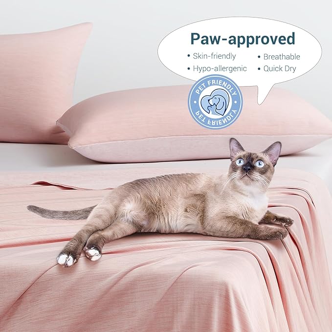 Elegear Revolutionary Cooling Blanket Queen Absorbs Heat to Keep Body Cool for Night Sweats, Arc-Chill 3.0 Cool Fiber Q-Max>0.5 for Hot Sleepers, Lightweight Summer Cold Blankets for Sleeping, Pink
