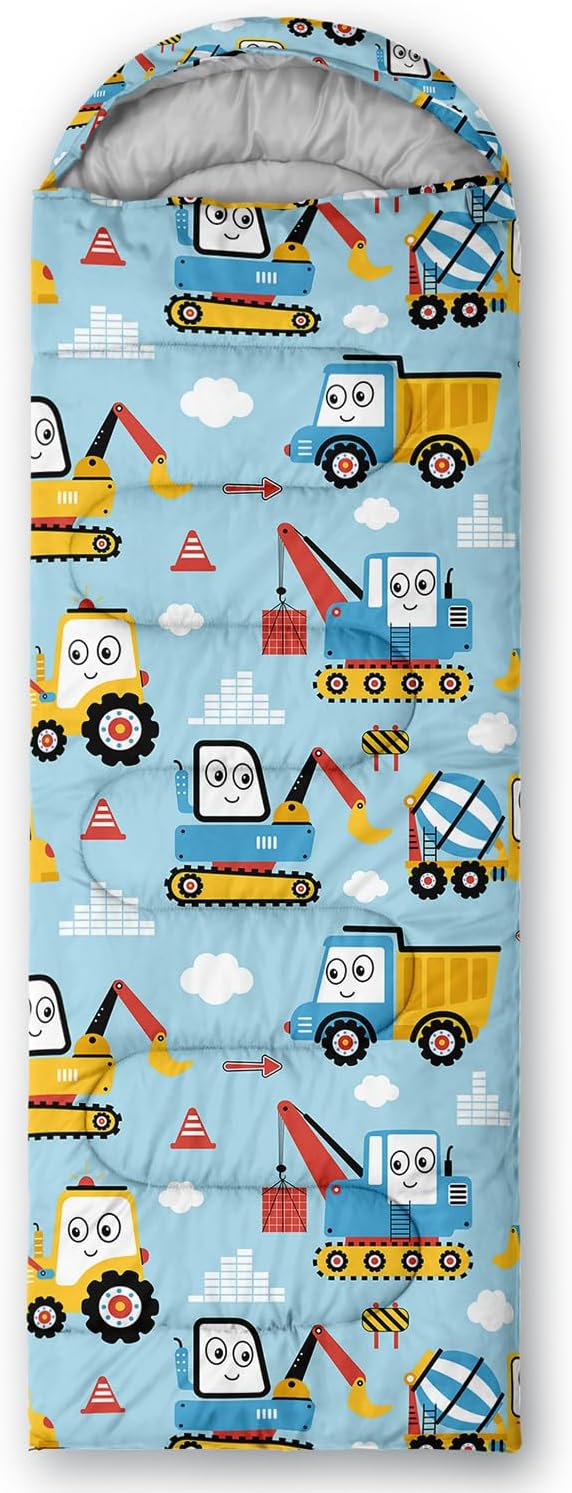 Sleeping Bags for Adults and Kids Backpacking Camping Sleeping Bags for Girls and Boys Lightweight Waterproof Cold/Warm 3-Season