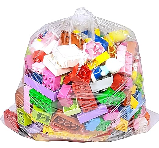 Wowfit 100 CT 18x24 Inch 1.1 Mil Clear Plastic Flat Open Poly Bags – Great for Bread Proofing, Dough, Injera, Food Storage, Jackets, Pillows, Laundry, and More