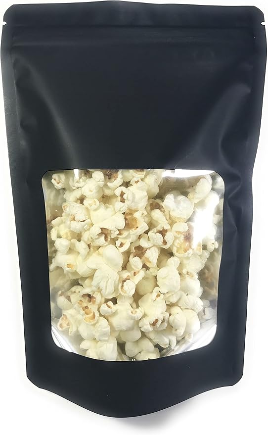 100 Pack Resealable Ounce Smell Proof Bags 6” x 9” x 3” Stand Up Zip Seal Foil Pouch. Clear Window - Not Frosted. Leak Proof, Food Grade. ROYPACK